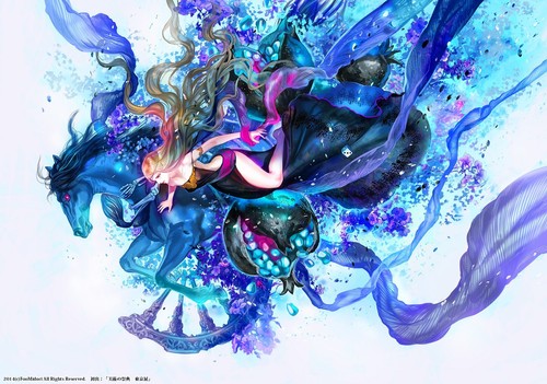 Anime puzzle draghi midori