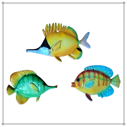Pesci ceramica tropicali - pesci,