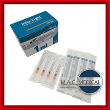 100 Siringhe Insulina 1ml 25G