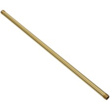  Raccordo per tubo lungo in ottone con capezzolo in ottone lucido, asta