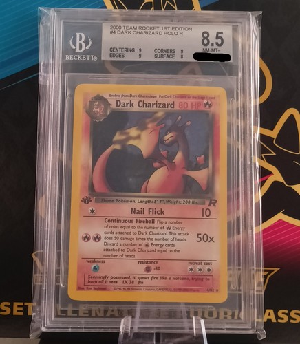 Dark charizard 82 bgs - charizard, 4/82