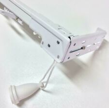 BASTONE TENDA ESTENSIBILE BINARIO BINARI TENDE PER TENDAGGI SCORRITENDA BIANCO 