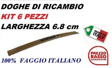 KIT 6 DOGHE LETTO PER RETI LETTO IN LEGNO-TUTTE LE MISURE-LARGHEZZA 6.8 cm