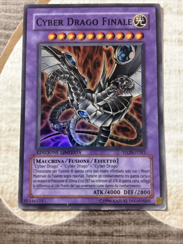 Carta yugioh cyber drago - cyber,