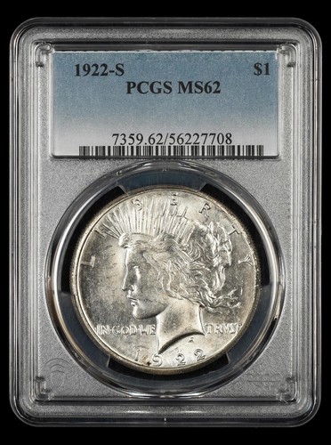 1922 ngc ms 62 - 1922, s