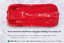 Slitta da neve rossa Hurley