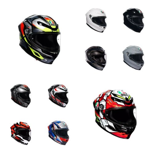Casco moto integrale agv s - casco, k6-s