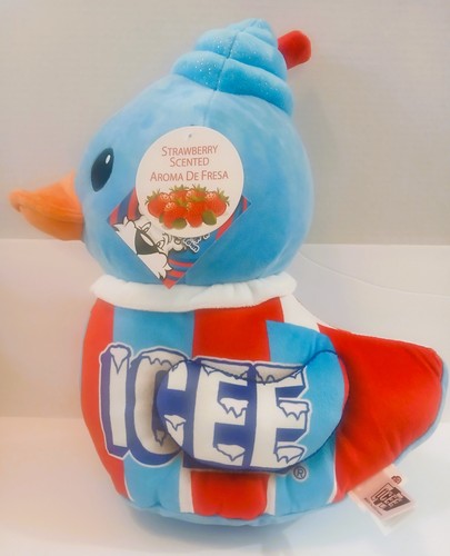 Peluche blu icee anatra - blu,