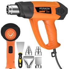 AIUNAOM Pistola Termica 2000W Pistola ad Aria Calda Professionale 9 livelli di t