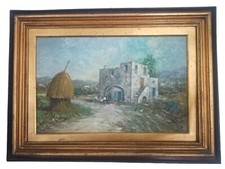 L. Bertolingrande Olio su Tavola Mis 33 X 54 Paesaggio