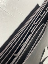 222 Scampoli, ritagli cuoio pelle vegetale Nero Sp. 3,8 MM - KG. 2