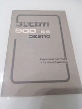 Libretto Istruzioni uso e manutenzione DUCATI 900 SS DESMO