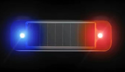 Luce led lampeggiante solare - led,