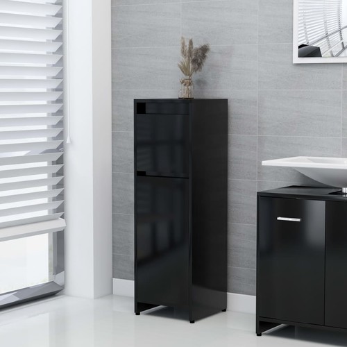 Vidaxl mobile bagno nero - bagno,