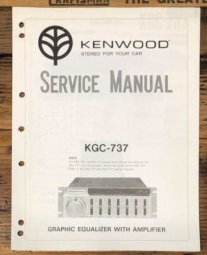 Kenwood kgc 737 - kgc-737, amplificatore
