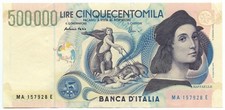 500000 LIRE BANCA D'ITALIA