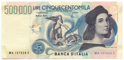 500000 lire banca italia - lire,