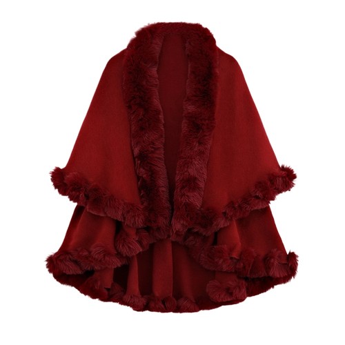 Donna pelliccia finta bordo - donna,