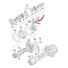KIT RICAMBIO MOTOTRE IDRAULICO