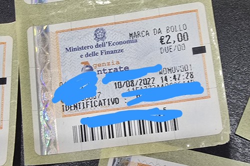 Marche bollo originali 2021 - marche,