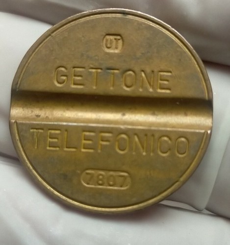 Gettone telefonico 7807 raro - gettone,
