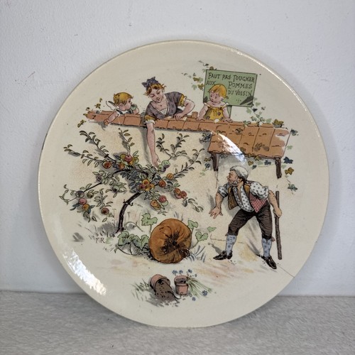 Sarreguemines c1880 piatto - , da