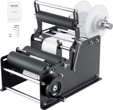 Etichettatrice Manuale Rotonda, 15-20Pezzi/Min, Applicatore Di Etichette per Bot