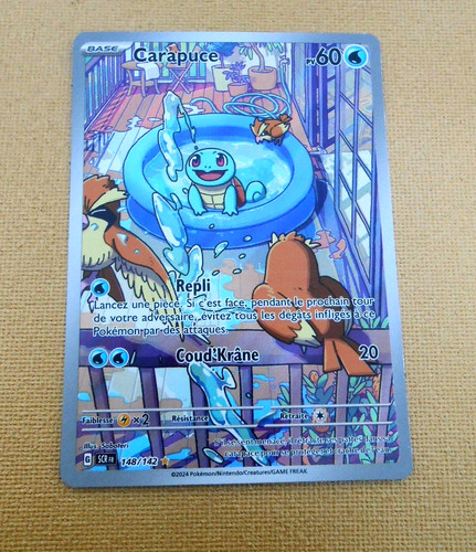 Pokemon carte carapuce 148 - carte,