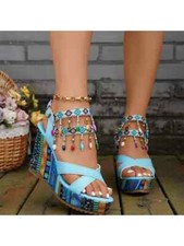 Sandali Espadrilles Zeppa 10