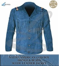 Giacca pelle cowboy nativi