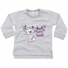 Felpa neonata girl con orsetto