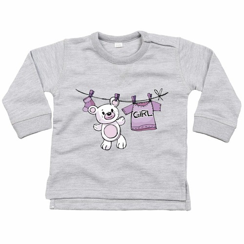 Felpa neonata girl con - , orsetto