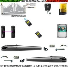BOB21M Kit Benincà Automatismo Cancello 230V Sbloc 2 Radioc Foto Selet2K LampAnt