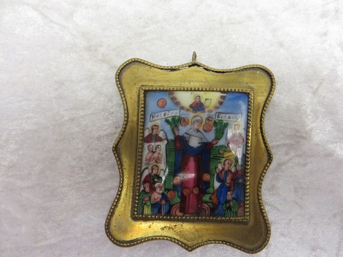 Icona russa smalto finift - icona, russa,