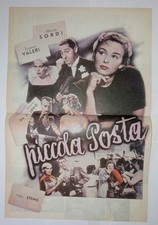 Poster Locandina Piccola Posta Franca Valeri Alberto Sordi 42x27cm Film Tv