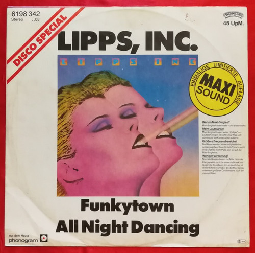 Lipps inc funkytown - -, 12"