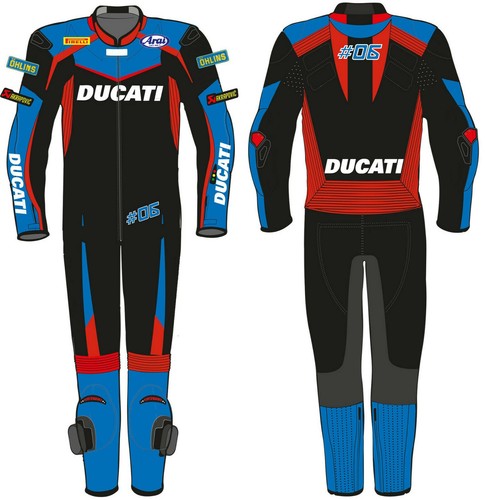 Ducati tuta moto pelle - ducati, in