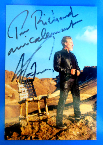 Autographe florent pagny - autographe,