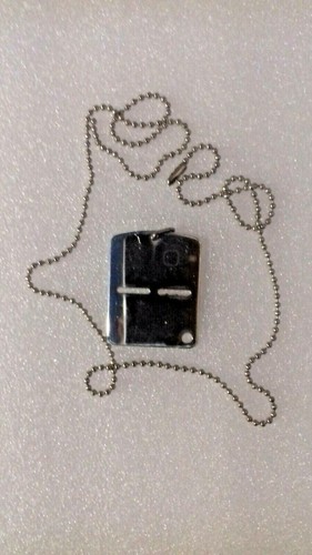 Piastrina militare metallo - piastrina, in