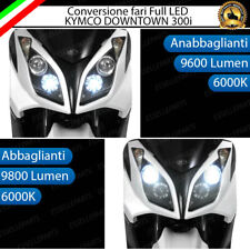 KIT FARO A LED KYMCO DOWNTOWN 300 ANABBAGLIANTE + ABBAGLIANTE H8 6000K NO AVARIA