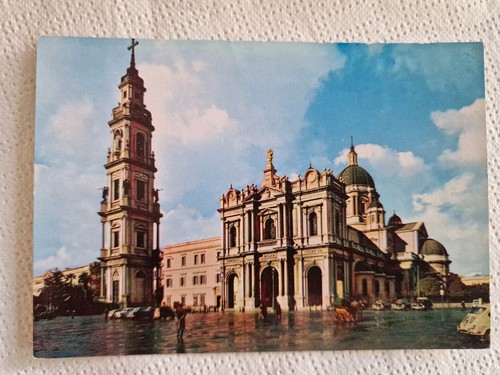 Cartolina pompei basilica - cartolina,