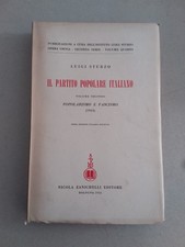IL PARTITO POPOLARE ITALIANO   LUIGI STURZO POPOLARISMO E FASCISMO  VOL. SECONDO
