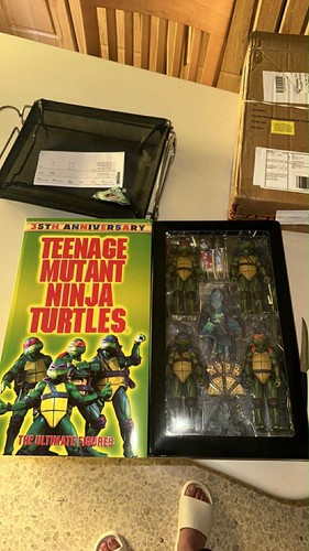 Lotto figurine neca tmnt - figurine,
