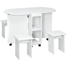 HOMCOM Set 5 pz, Tavolo