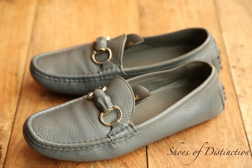 Mocassini gucci grigio - mocassini,