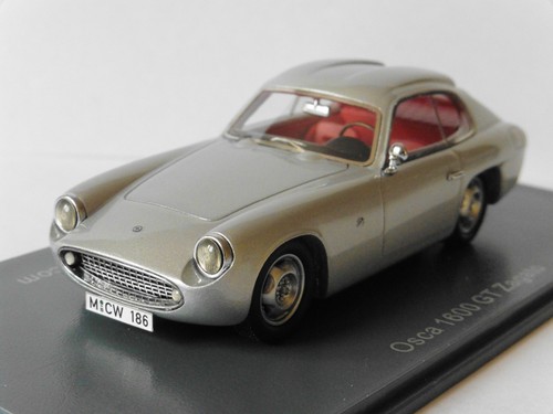 Osca 1600 zagato silver - 1600, gt