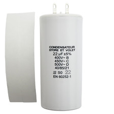 Condensatore 22 uf (µf) per