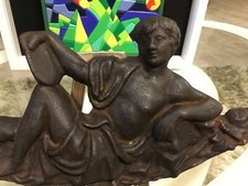 ? Bassorilievo antico in ghisa “ Cupido “ provenienza Sicilia ??  primo 900