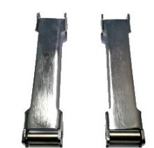 COPPIA STAFFE CROMATE