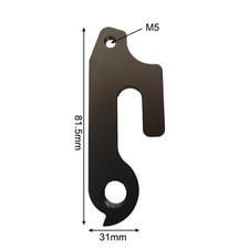 Gancio Deragliatore Posteriore Alluminio per Brompton Pieghevole Bicicletta Ganc